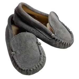 Toms by Le petit Tom suede and leather grey size 18